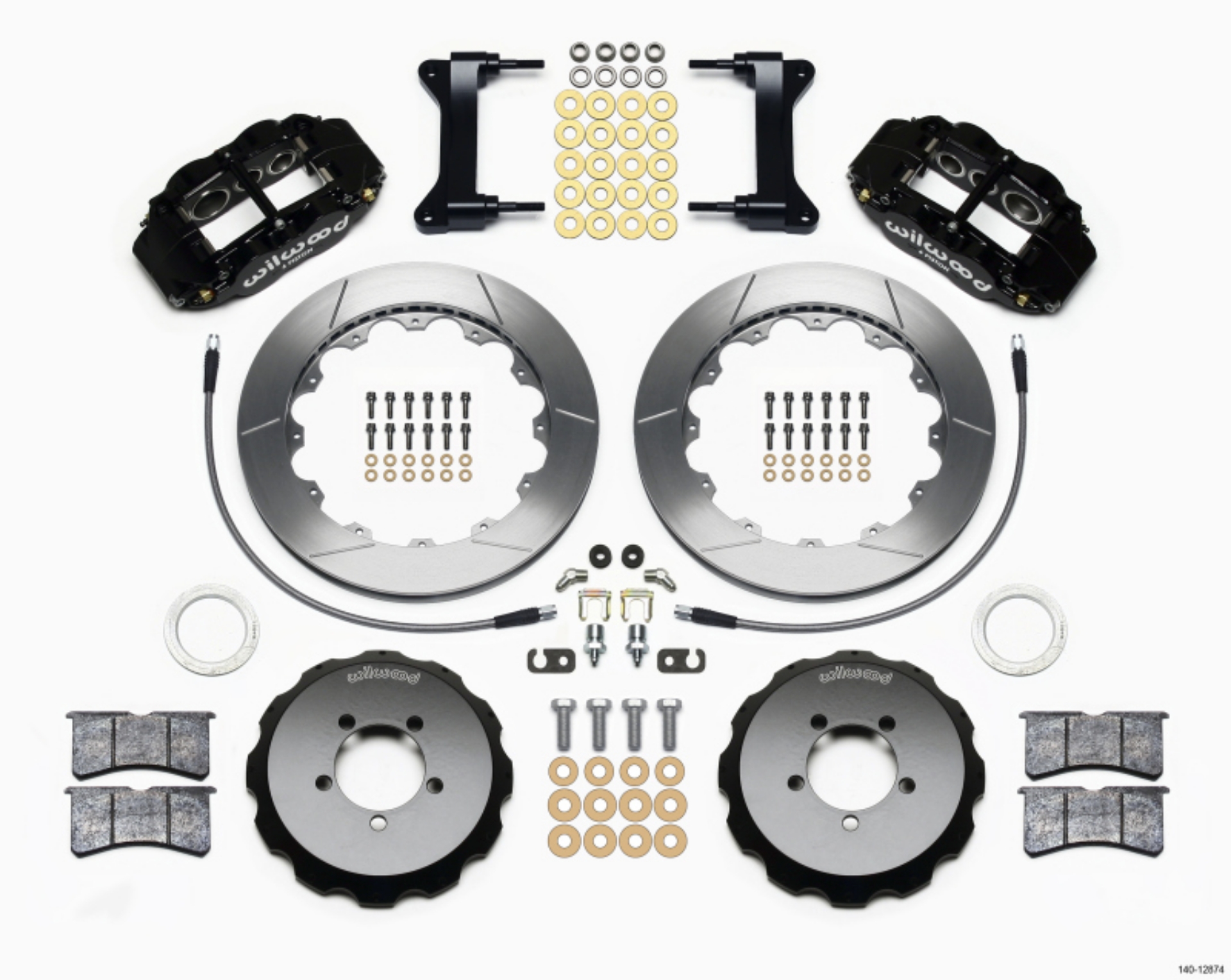 Picture of Wilwood Narrow Superlite 6R Front Hat Kit 13-06in 1999-2012 Subaru WRX w-Lines