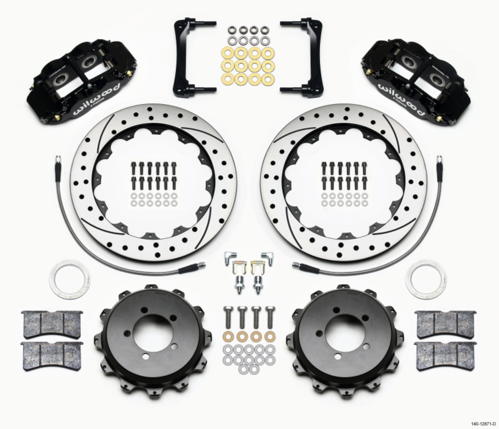 Picture of Wilwood Narrow Superlite 4R Rear Kit 12-88in Drilled 2012-Up Toyota - Scion FRS w-Lines