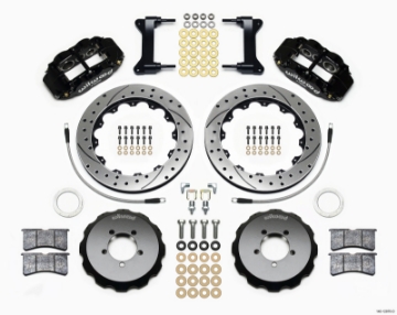 Picture of Wilwood Narrow Superlite 6R Front Hat Kit 12-88in Drilled 2012-Up Toyota - Scion FRS w- Lines