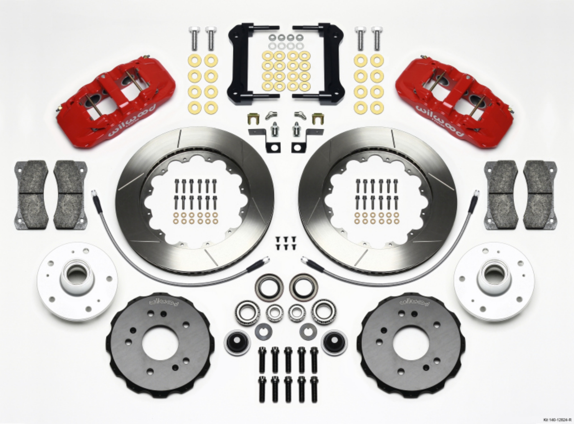 Picture of Wilwood AERO6 Front Truck Kit 14-25in Red 97-03 Ford F150