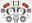 Picture of Wilwood AERO6 Front Truck Kit 14-25in Red 97-03 Ford F150