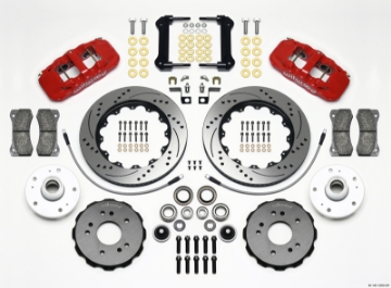 Picture of Wilwood AERO6 Front Truck Kit 14-25in Drill Red 97-03 Ford F150