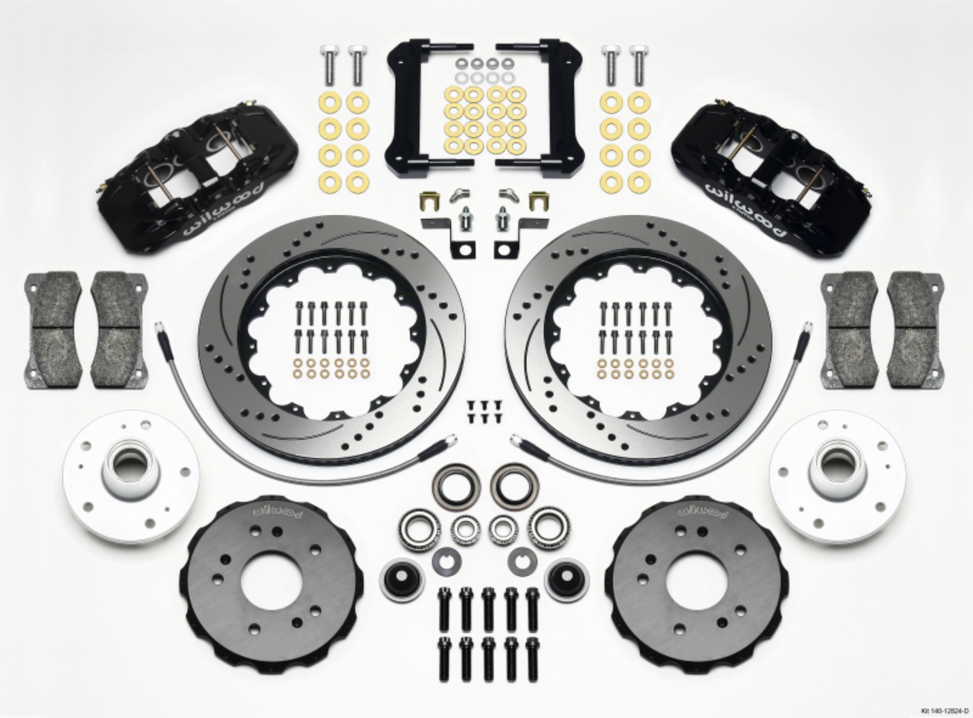 Picture of Wilwood AERO6 Front Truck Kit 14-25in Drilled 97-03 Ford F150