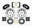 Picture of Wilwood Narrow Superlite 4R Front Kit 12-19in Drilled 82-86 Jeep CJ