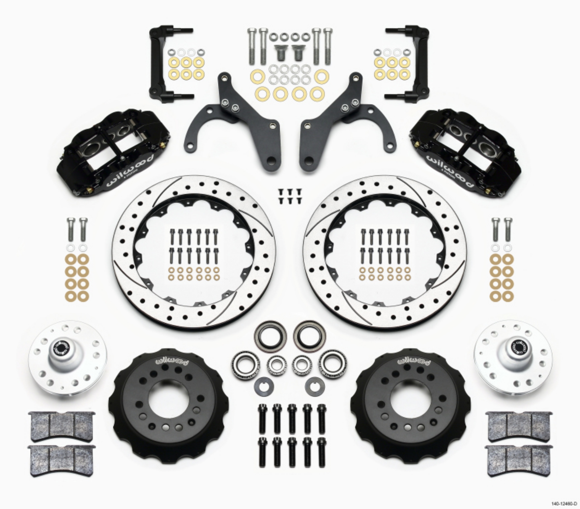 Picture of Wilwood Narrow Superlite 6R Front Hub Kit 12-88in Drilled 59-64 Chevy Impala - 63-64 Corvette