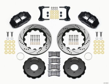 Picture of Wilwood Narrow Superlite 4R Front Hat Kit 14-00in Drill 2007-Up Jeep Wrangler