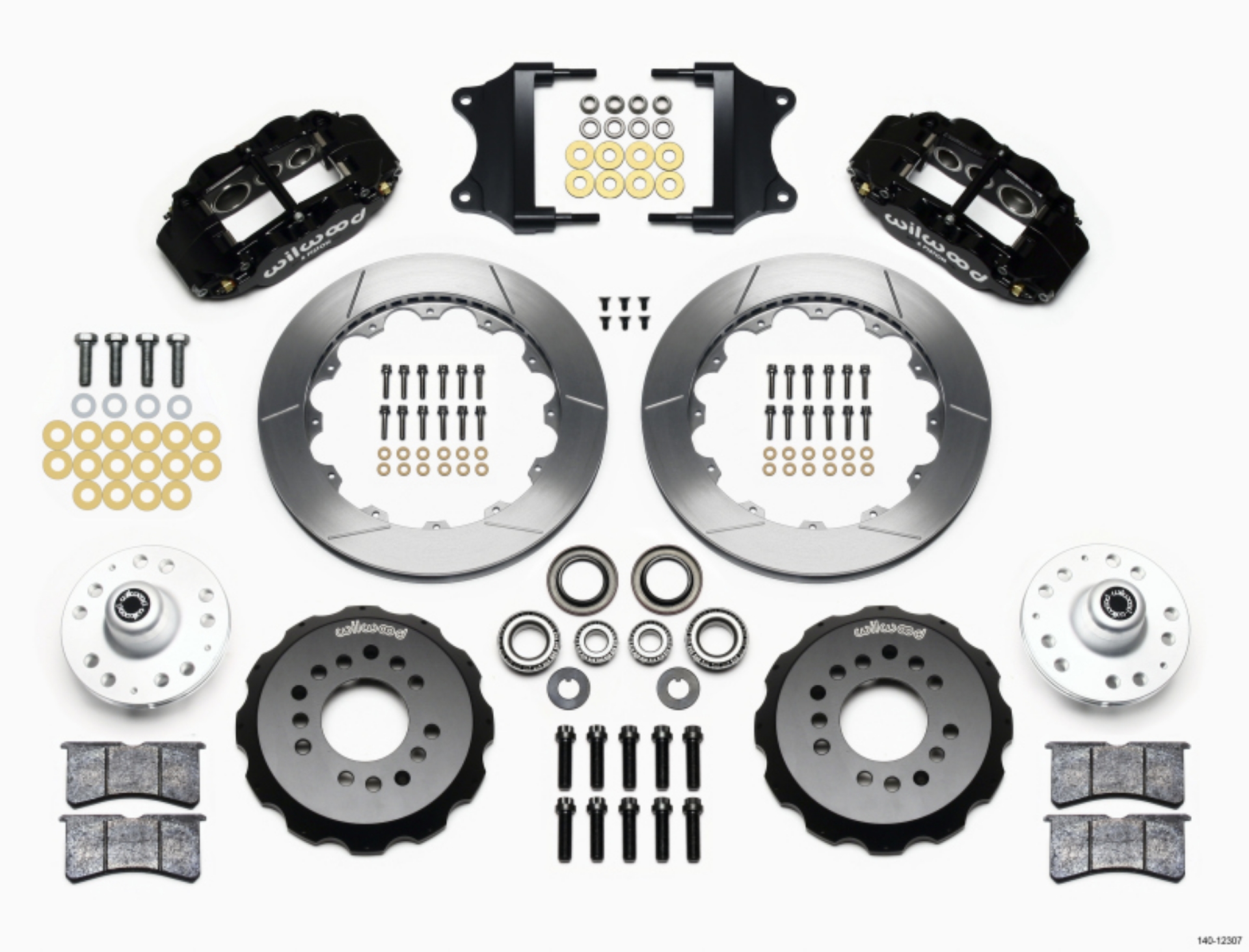 Picture of Wilwood Narrow Superlite 6R Front Hub Kit 12-88in Heidts Tri -5 2 inch Drop Spindle