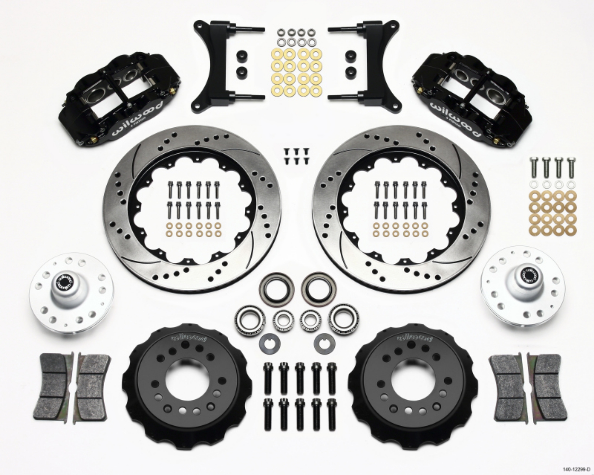 Picture of Wilwood Narrow Superlite 6R Front Hub Kit 14-00in Drilled 79-87 GM G Body
