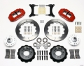 Picture of Wilwood Narrow Superlite 6R Front Hub Kit 12-88in Red 79-87 GM G Body