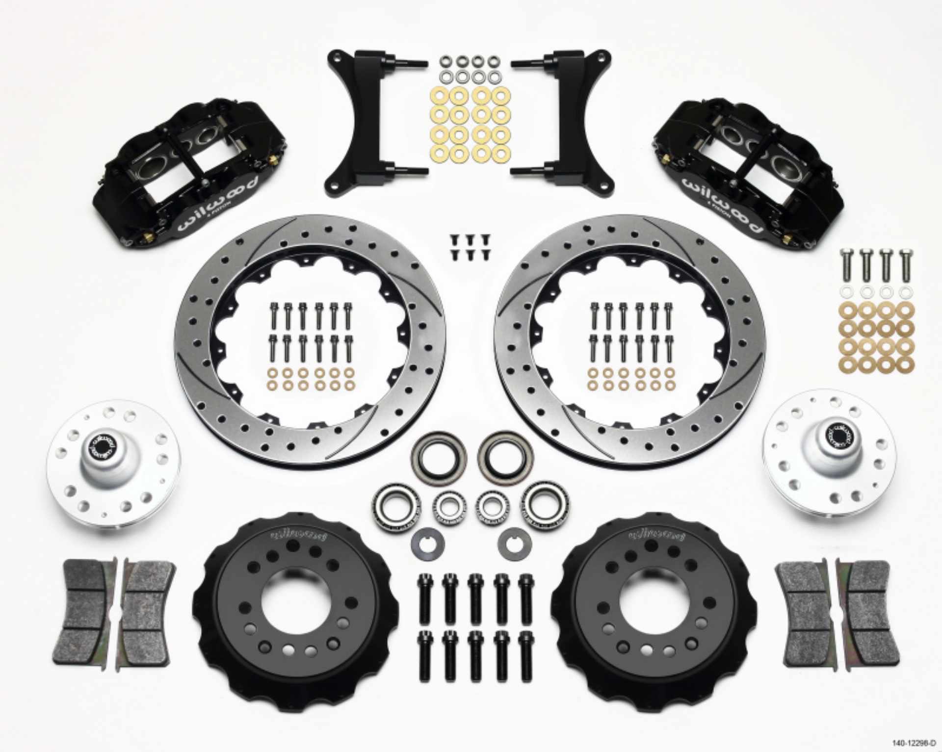Picture of Wilwood Narrow Superlite 6R Front Hub Kit 12-88in Drilled 79-87 GM G Body