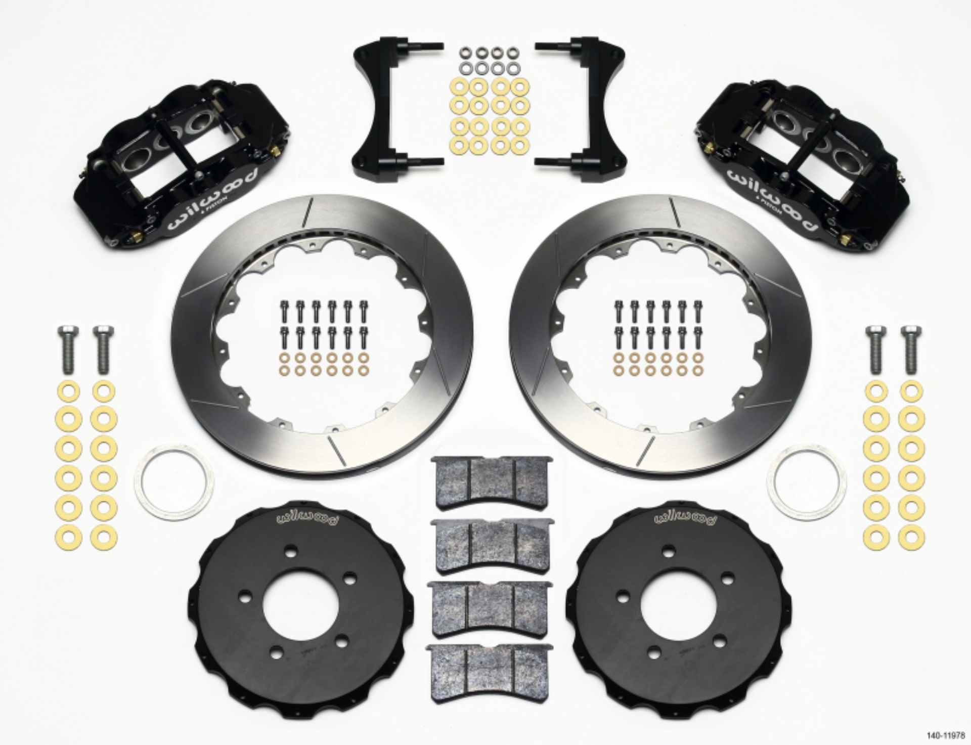 Picture of Wilwood Narrow Superlite 6R Front Hat Kit 12-88in 2006-Up Civic - CRZ
