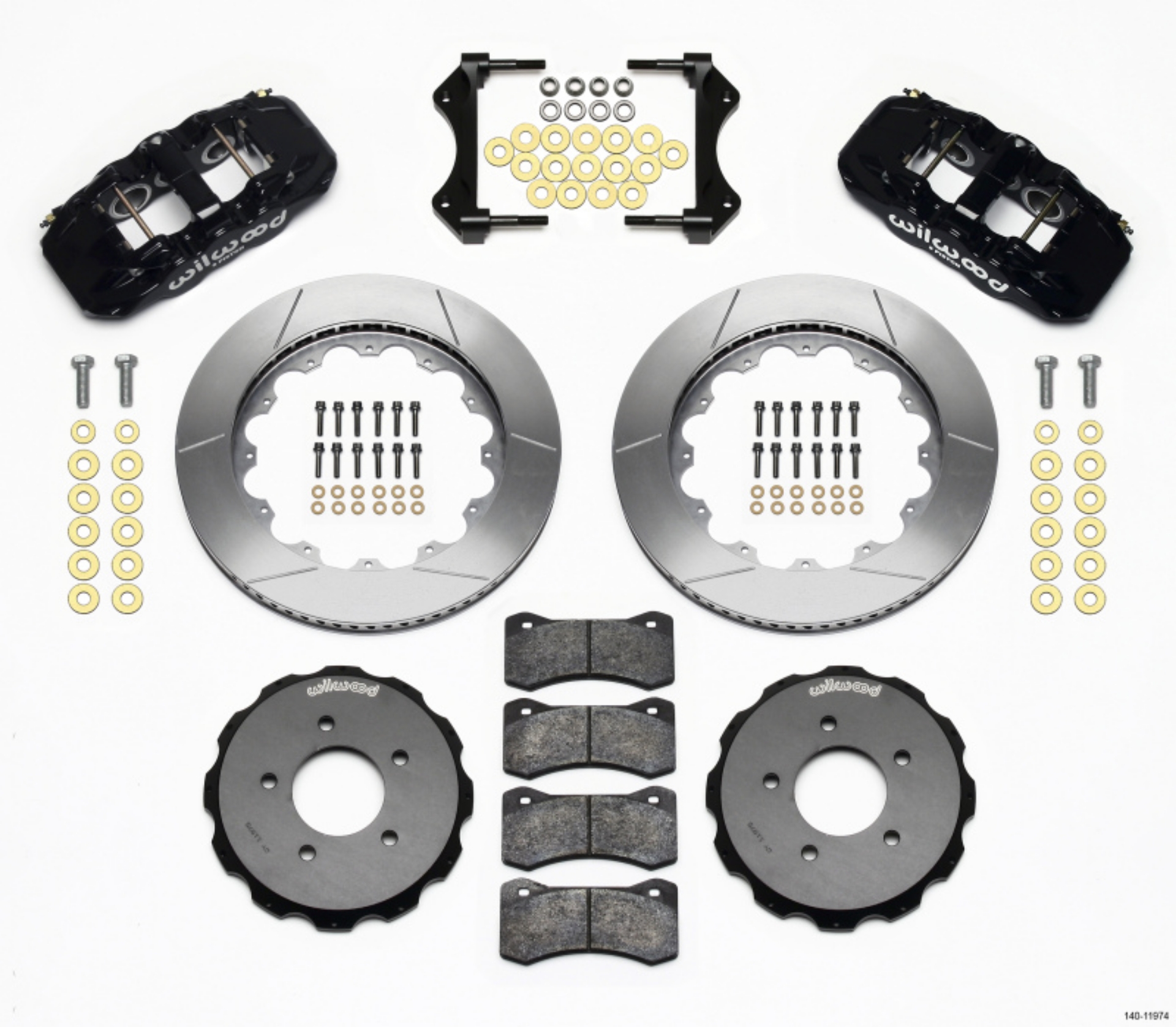 Picture of Wilwood AERO6 Front Hat Kit 14-00 99-06 BMW E46