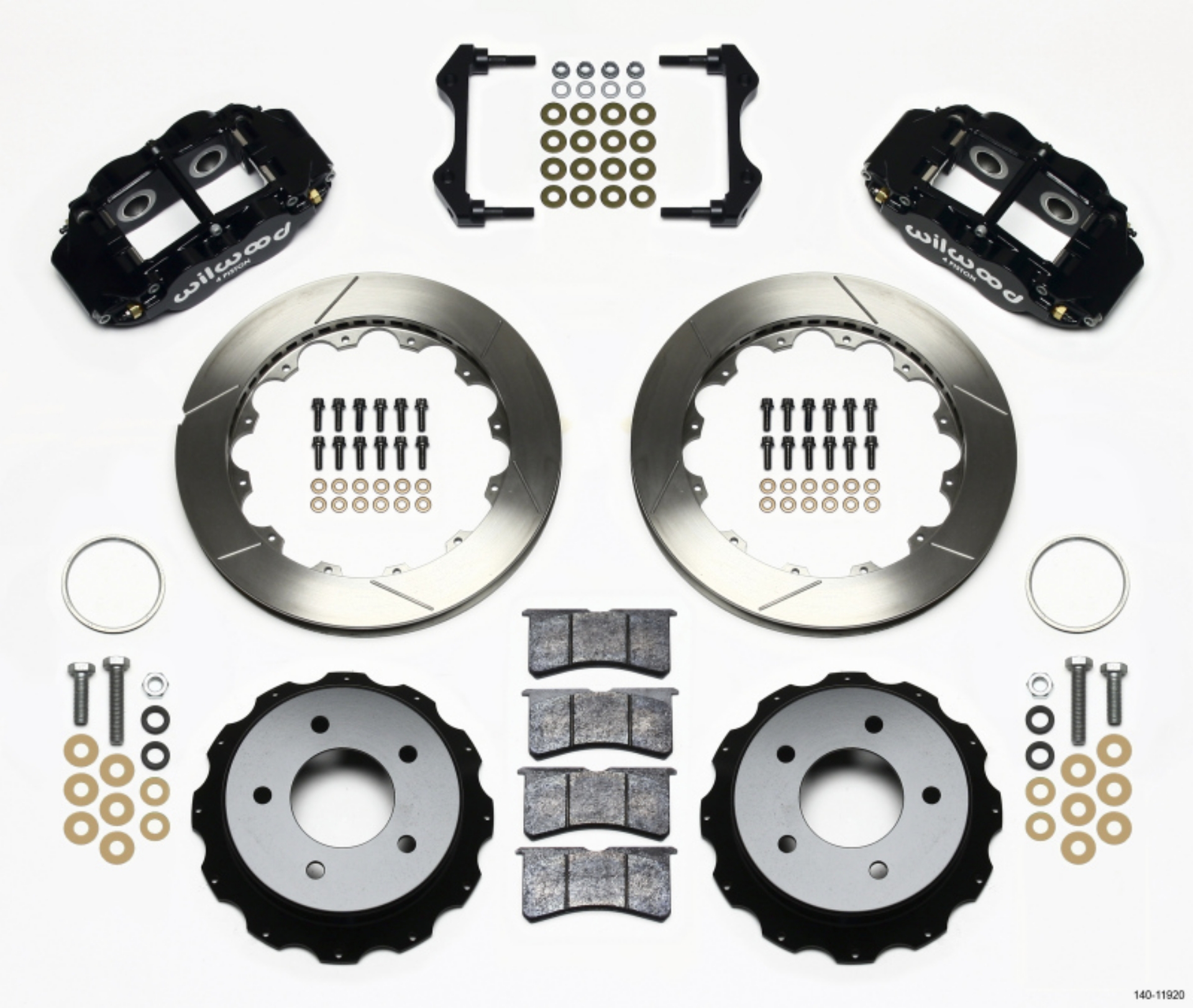 Picture of Wilwood Narrow Superlite 4R Rear Kit 12-88in 84-87 Corvette C4