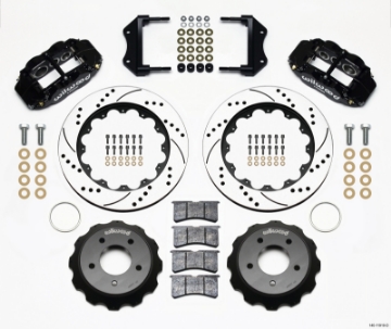 Picture of Wilwood Narrow Superlite 6R Front Hat Kit 14-00in Drilled 84-87 Corvette C4