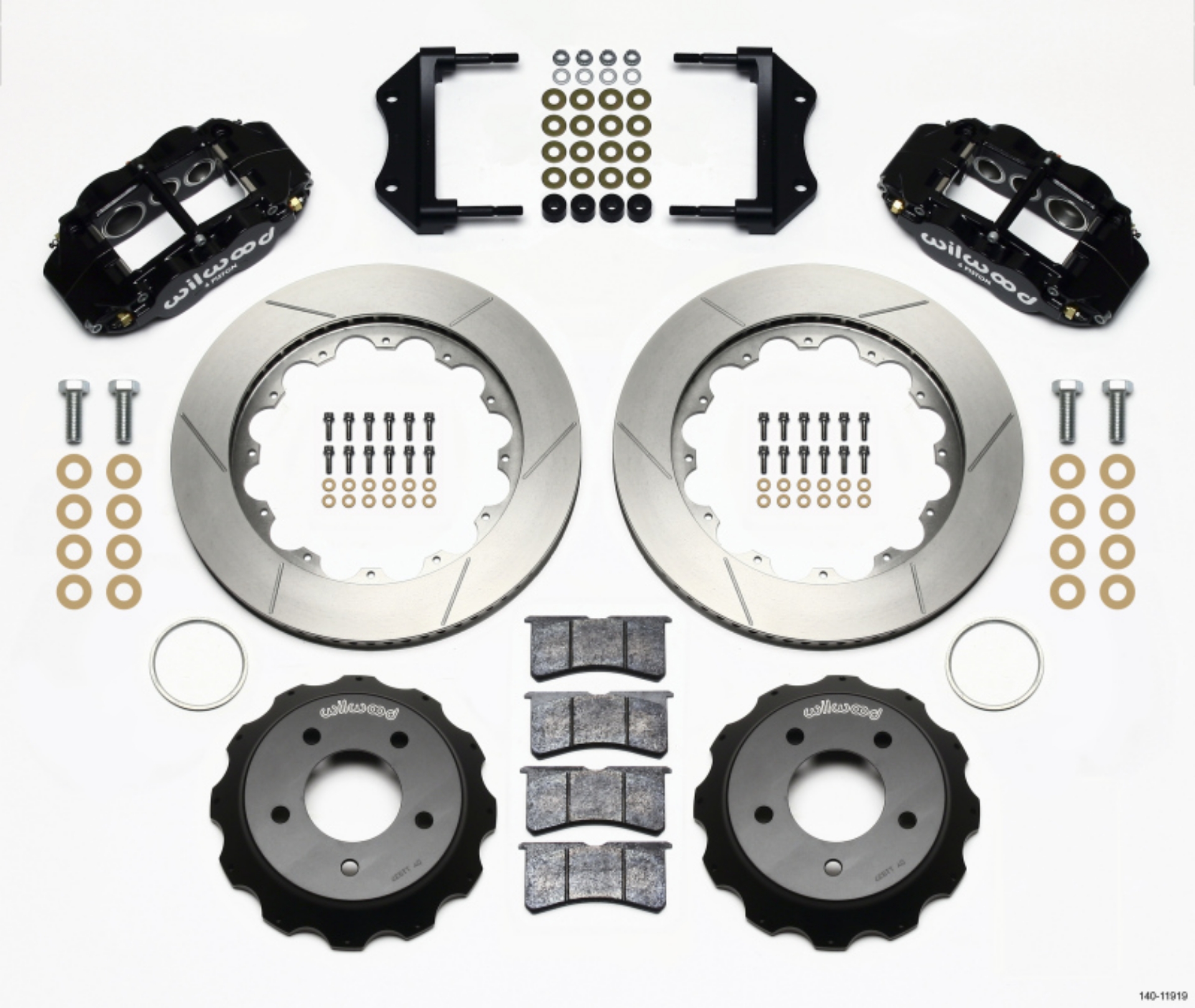Picture of Wilwood Narrow Superlite 6R Front Hat Kit 14-00in 84-87 Corvette C4