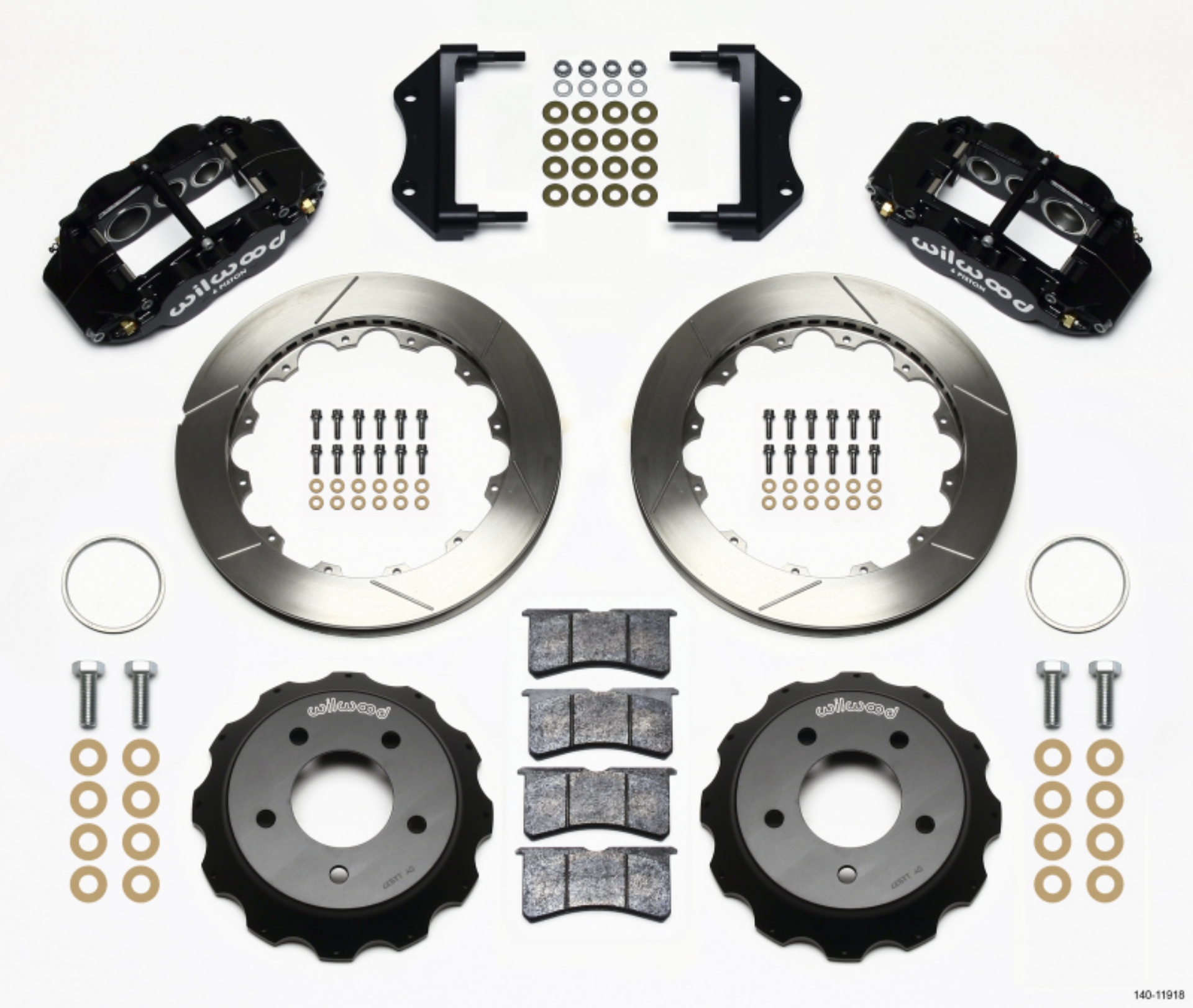 Picture of Wilwood Narrow Superlite 6R Front Hat Kit 12-88in 84-87 Corvette C4
