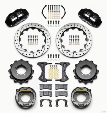 Picture of Wilwood Narrow Superlite 4R Rear Kit 12-88in Drilled Speedway Eng Floater w- New Style End