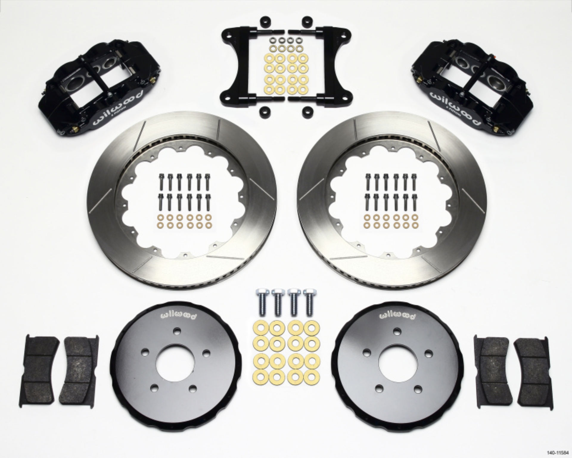 Picture of Wilwood Narrow Superlite 6R Front Hat Kit 14-00in Nissan 370Z-Fiti G37