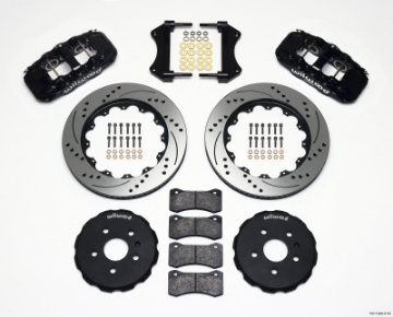 Picture of Wilwood AERO6 Front Hat Kit 14-25 Drilled 2010-2015 Camaro
