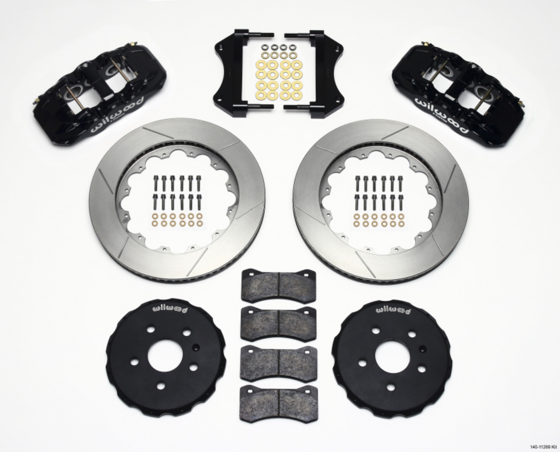 Picture of Wilwood AERO6 Front Hat Kit 14-25 2010-2015 Camaro