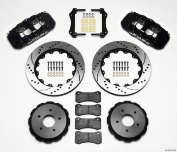 Picture of Wilwood AERO4 Rear Kit 14-00in Drilled 97-04 Corvette C5-Z06 05-13 C6
