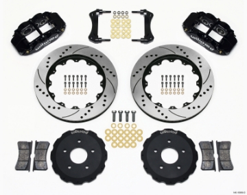 Picture of Wilwood Narrow Superlite 6R Front Hat Kit 14-00in Drilled Backdraft Cobra BMW E36 Based