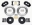 Picture of Wilwood Narrow Superlite 6R Front Hat Kit 14-00in Backdraft Cobra BMW E36 Based