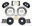 Picture of Wilwood Narrow Superlite 6R Front Hat Kit 13-06in Drilled Backdraft Cobra BMW E36 Based