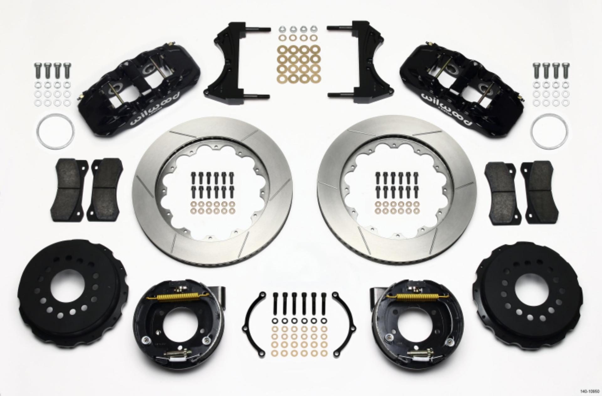 Picture of Wilwood AERO4 Rear P-Brake Kit 14-00in 2005-2014 Mustang