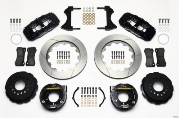 Picture of Wilwood AERO4 Rear P-Brake Kit 14-00in 2005-2014 Mustang