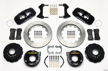 Picture of Wilwood AERO4 Rear P-Brake Kit 14-00in Small Ford 2-50in Offset