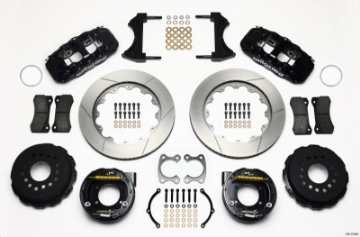 Picture of Wilwood AERO4 Rear P-Brake Kit 14-00in Small Ford 2-66in Offset