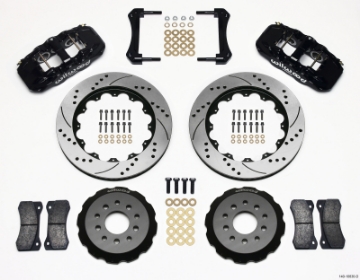 Picture of Wilwood AERO6 Front Hat Kit 14-00 Drilled 2005-2014 Mustang
