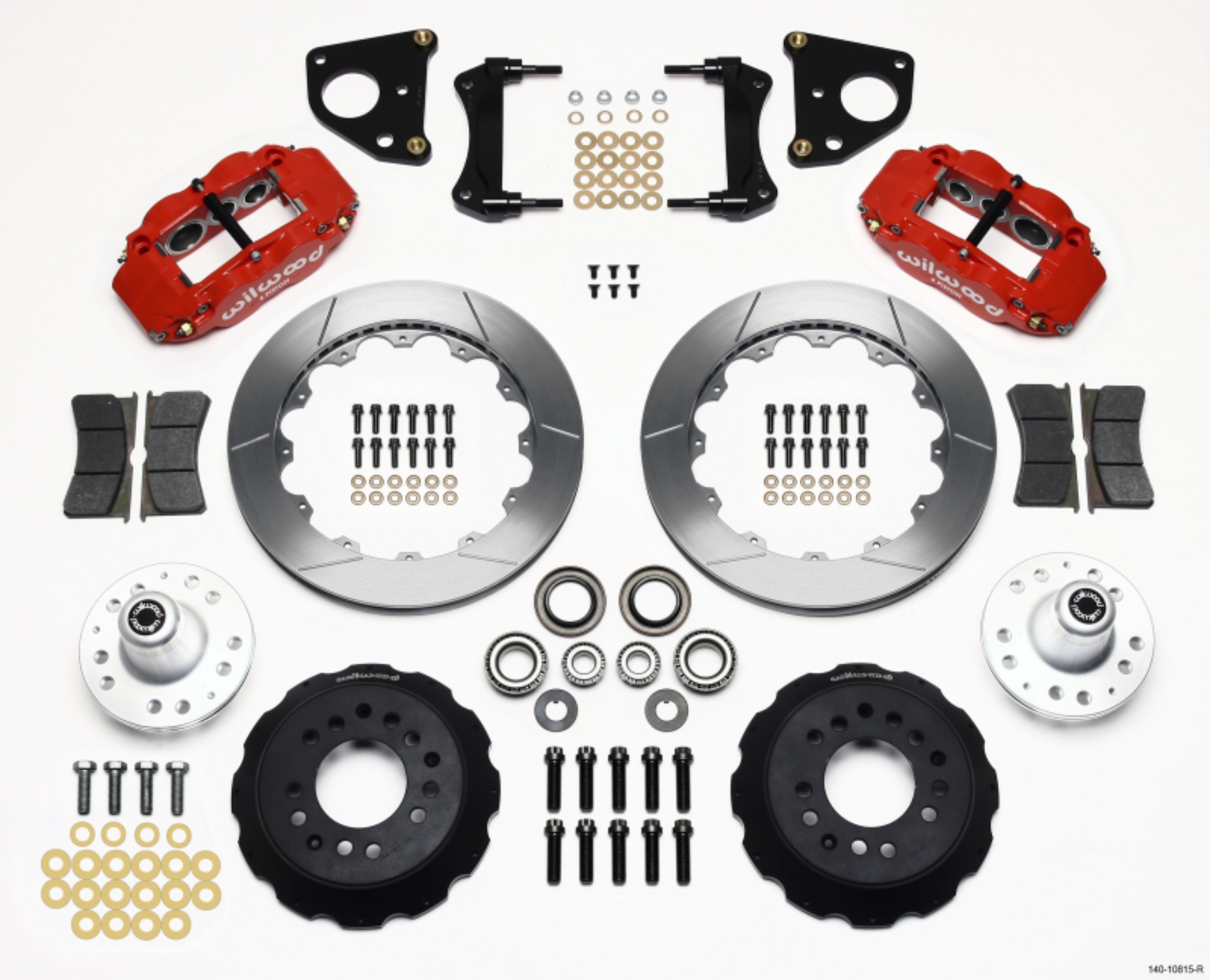 Picture of Wilwood Narrow Superlite 6R Front Hub Kit 12-88in Red 62-72 CDP B & E Body-Drum