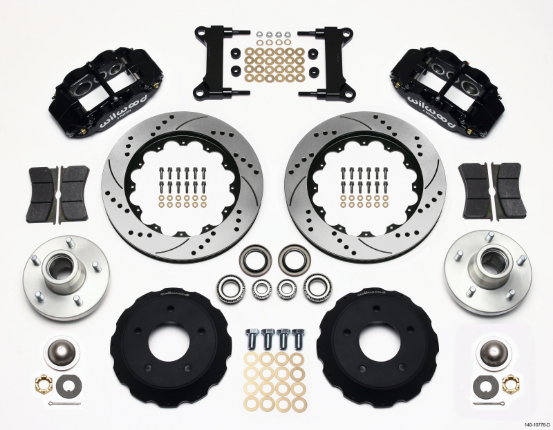 Picture of Wilwood Narrow Superlite 6R Front Hub Kit 14-00in Drilled Chevy C-10 60-87 CPP Drop Spindle