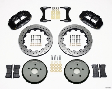 Picture of Wilwood Narrow Superlite 6R Front Hat Kit 12-88in Drilled 2008 Toyota Matrix