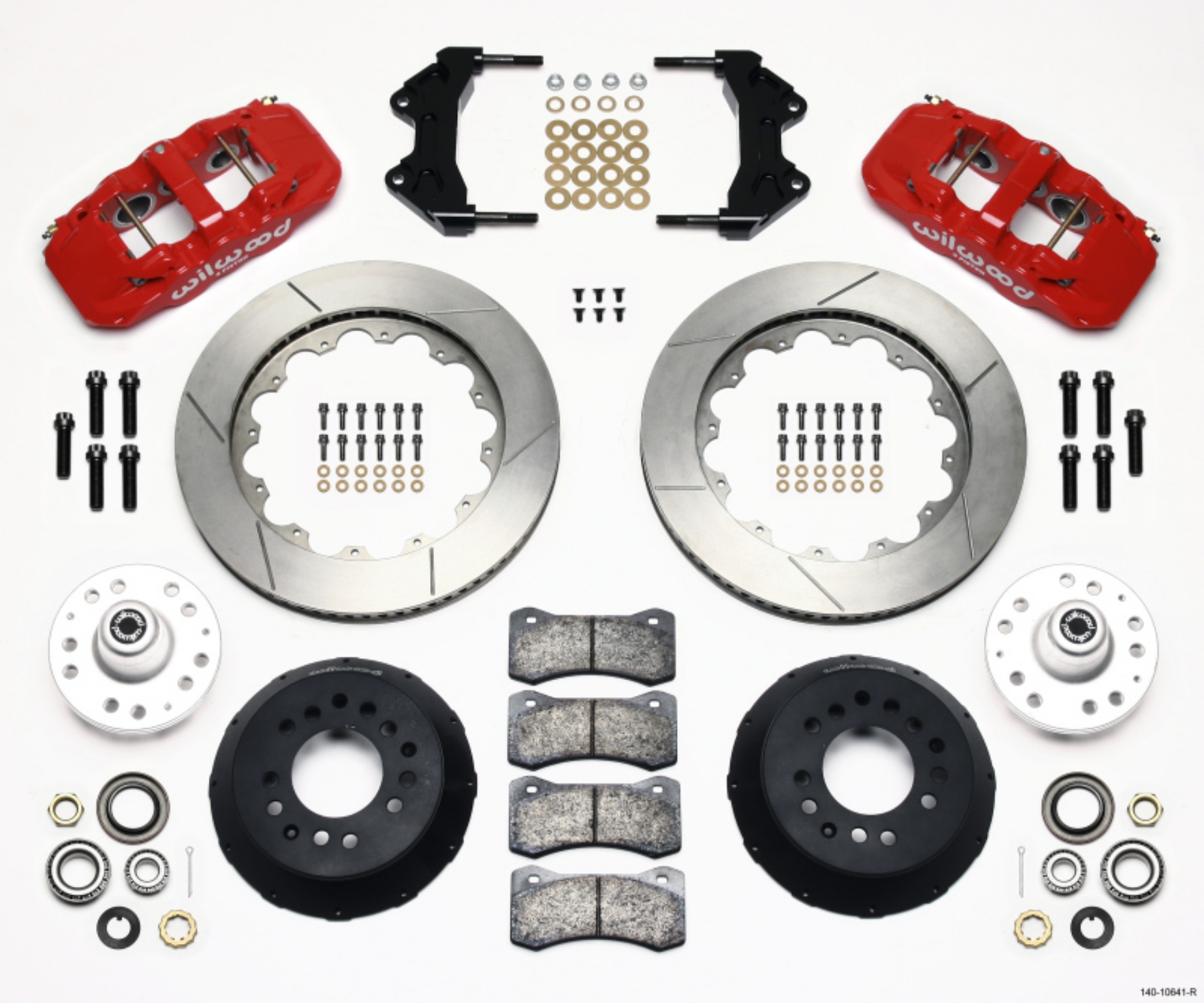 Picture of Wilwood AERO6 Front Hub Kit 14-00-Red WWE ProSpindle