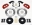 Picture of Wilwood Narrow Superlite 6R Front Hat Kit 14-00in Red 65-82 Corvette C2-C3