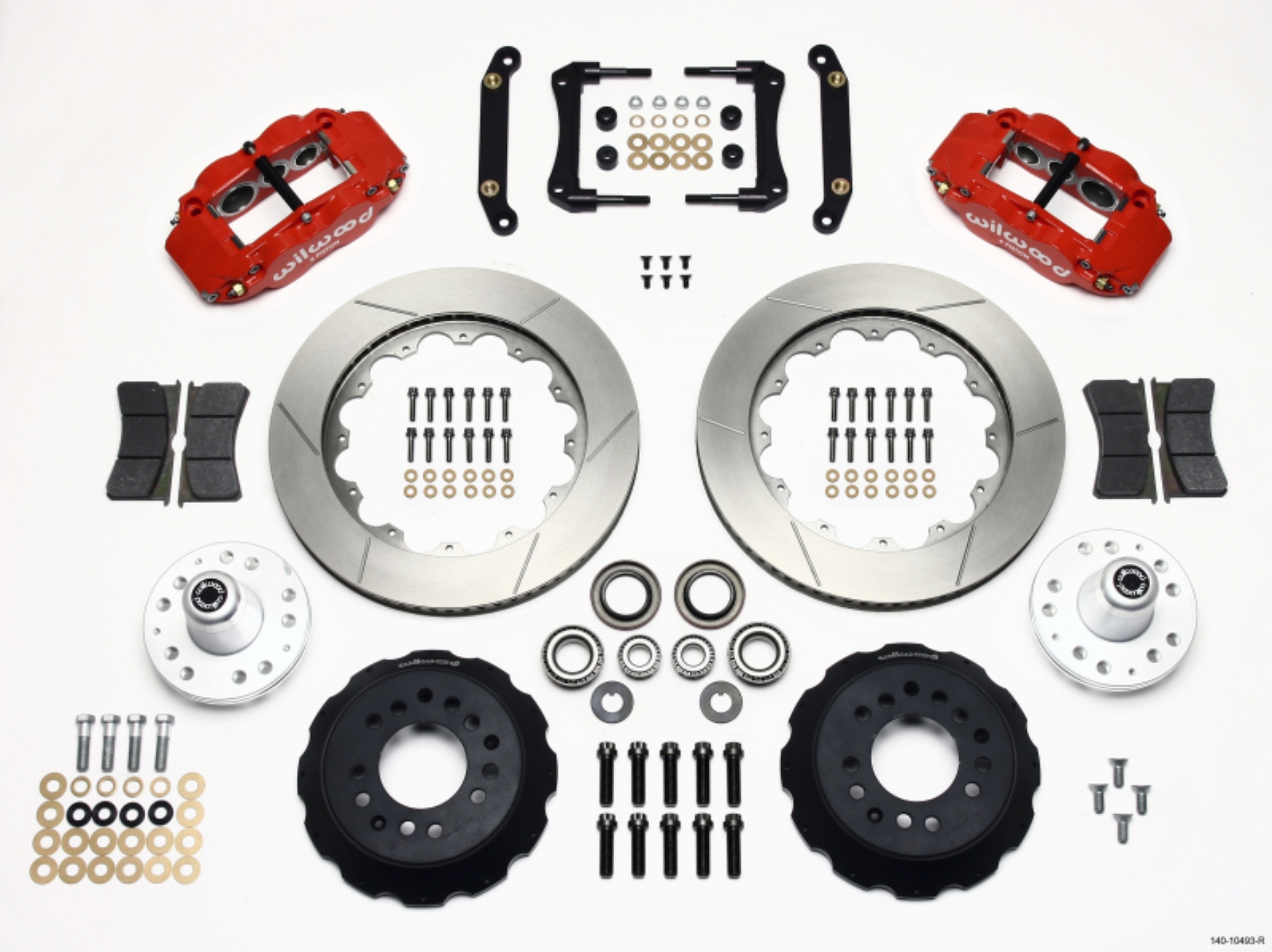 Picture of Wilwood Narrow Superlite 6R Front Hub Kit 14-00in Red 79-81 Camaro