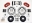 Picture of Wilwood Narrow Superlite 6R Front Hub Kit 14-00in Drill Red 79-81 Camaro