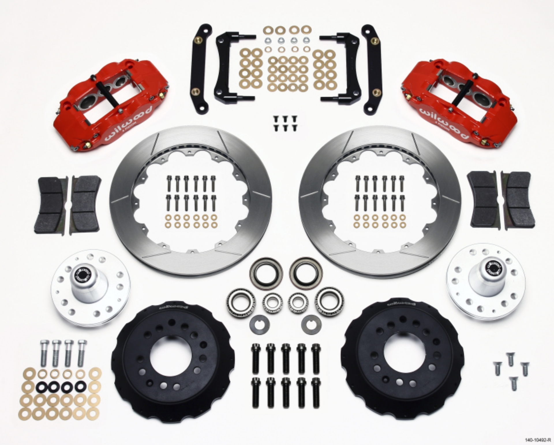 Picture of Wilwood Narrow Superlite 6R Front Hub Kit 12-88in Red 79-81 Camaro