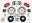 Picture of Wilwood Narrow Superlite 6R Front Hub Kit 14-00in Drill Red 70-78 Camaro
