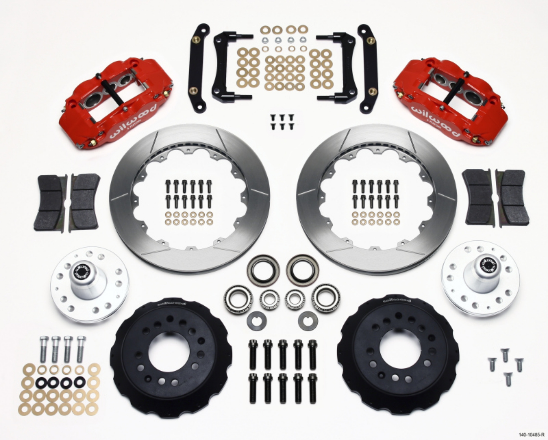 Picture of Wilwood Narrow Superlite 6R Front Hub Kit 12-88in Red 70-78 Camaro *Line Kit Needed*