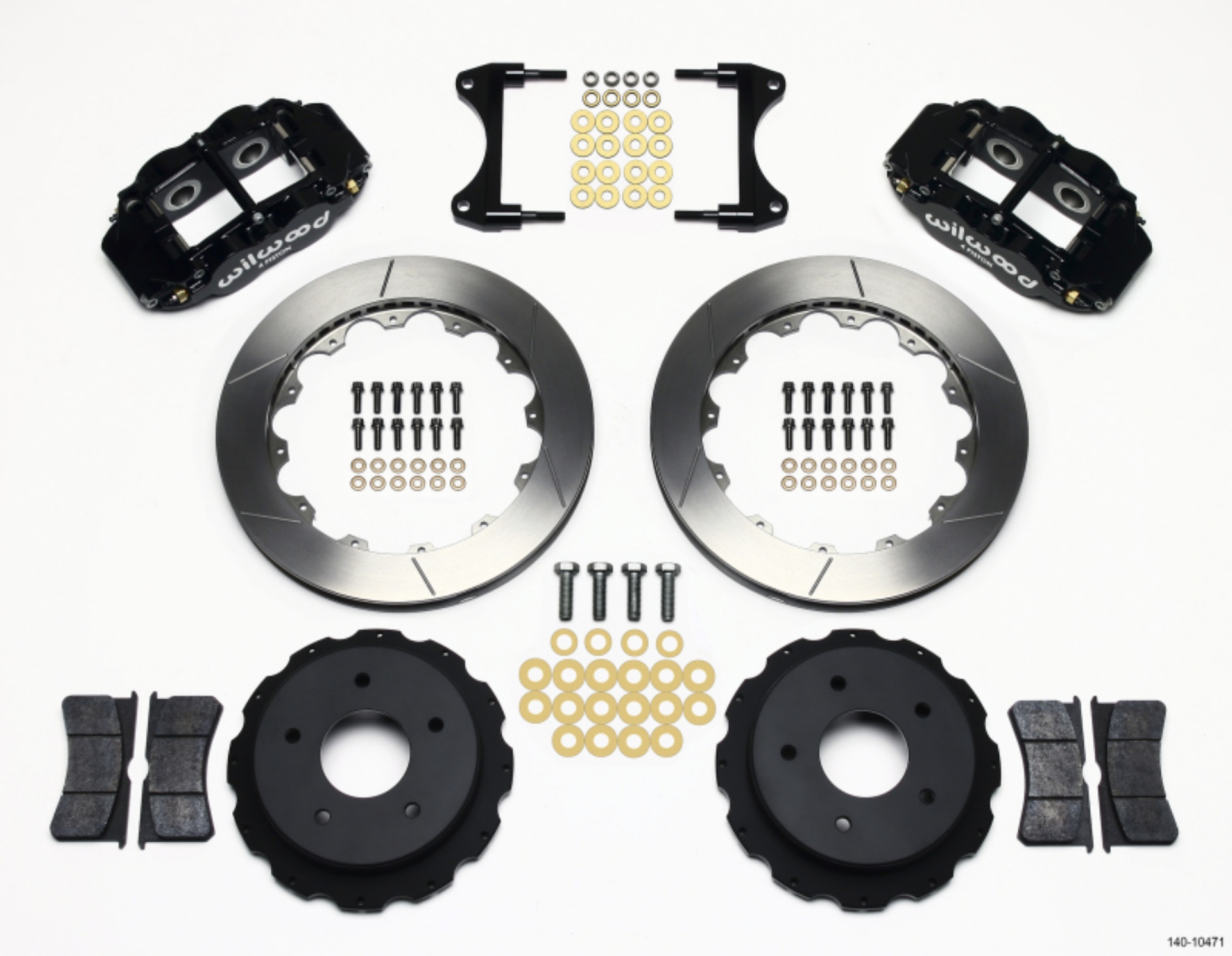 Picture of Wilwood Narrow Superlite 4R Rear Kit 12-88in 65-82 Corvette C2-C3