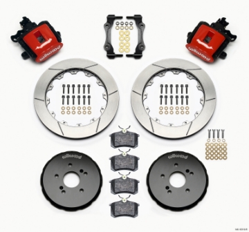 Picture of Wilwood Combination Parking Brake Rear Kit 12-88in Red Honda S2000