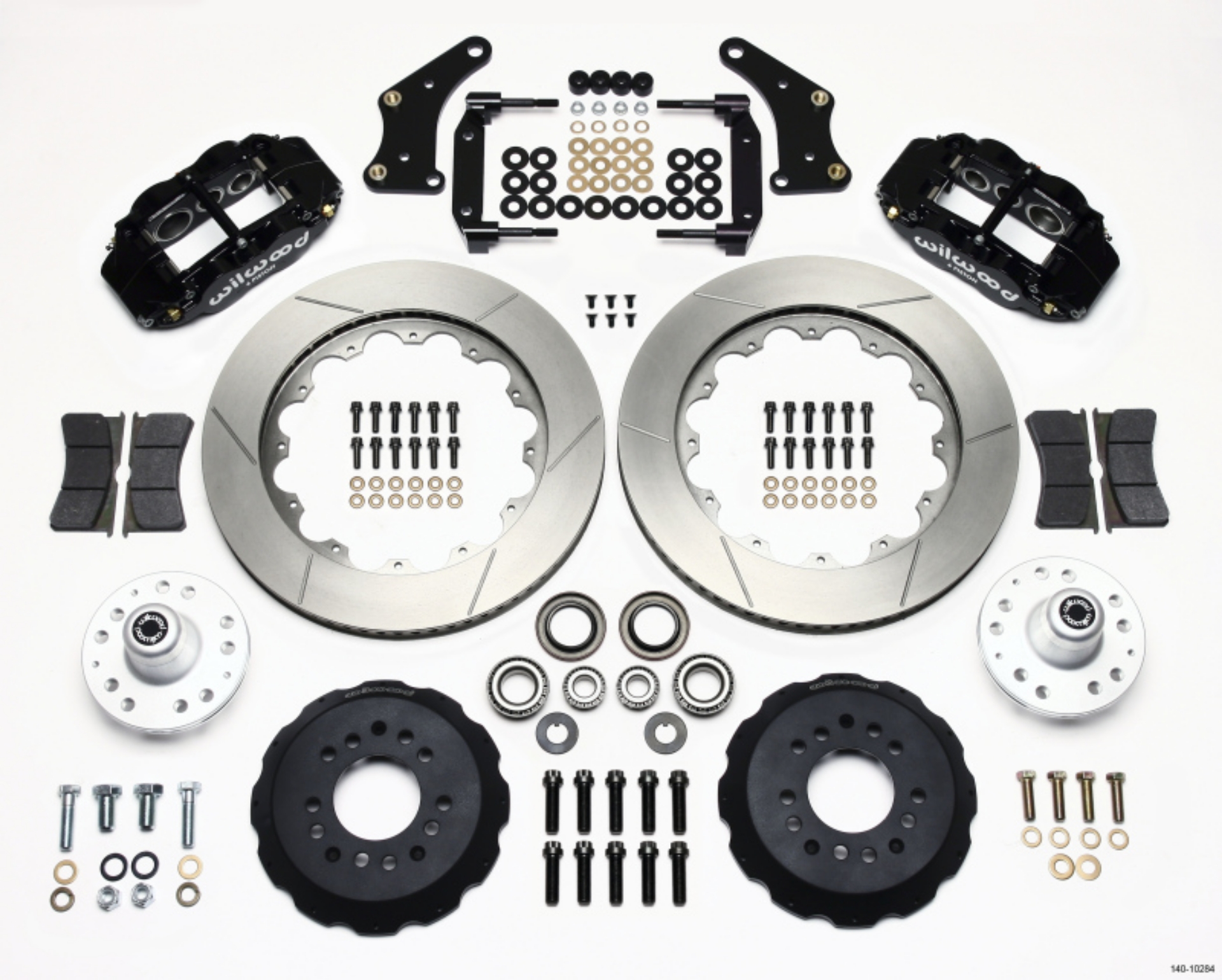 Picture of Wilwood Narrow Superlite 6R Front Hub Kit 14-00in Large GM 57-70 Drop Spindle