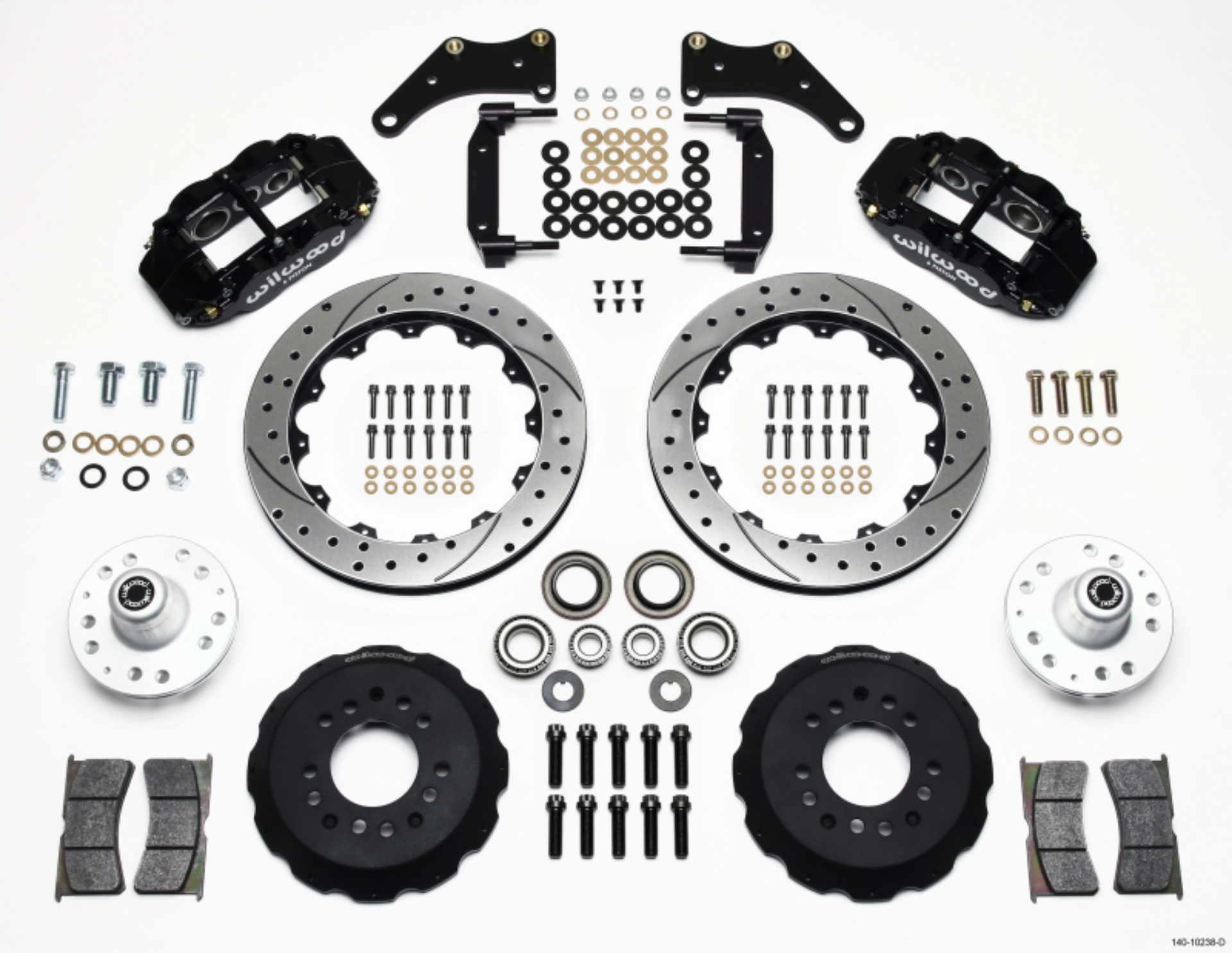Picture of Wilwood Narrow Superlite 6R Front Hub Kit 12-88in Drilled Large GM 57-70 Drop Spindle