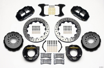 Picture of Wilwood Narrow Superlite 4R Rear P-Brk Kit 12-88in Drilled Chevy C-10 2-42 Offset 5-lug