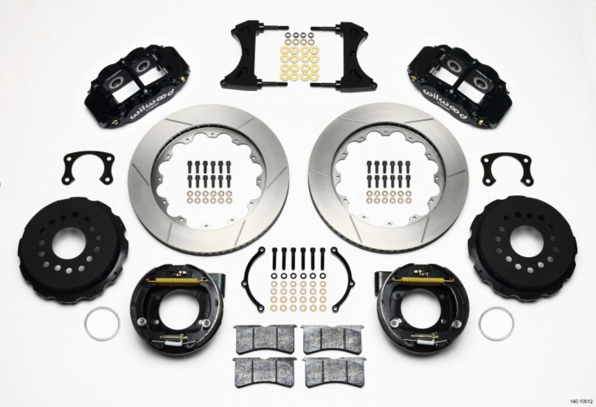 Picture of Wilwood Narrow Superlite 4R Rear P-Brk Kit 14-00in New Big Ford 2-50in Offset