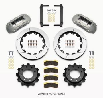 Picture of Wilwood TX6R Rear Kit 16-00in Clear Ano 1999-2010 GM Trk 2500 HD 4-84 Cntr